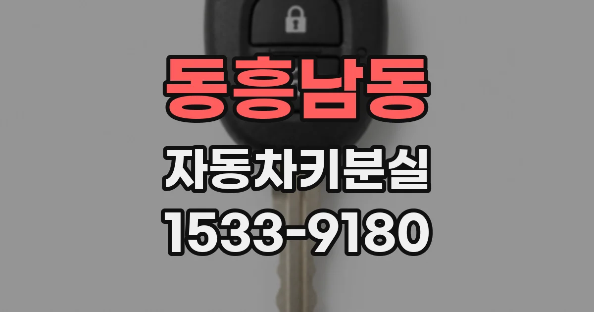 동흥남동 자동차키분실