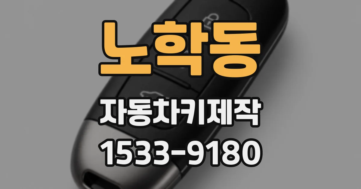 노학동 자동차키제작
