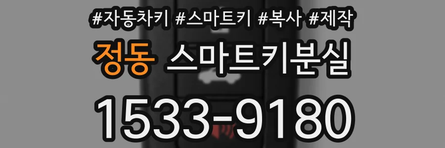 정동 스마트키분실