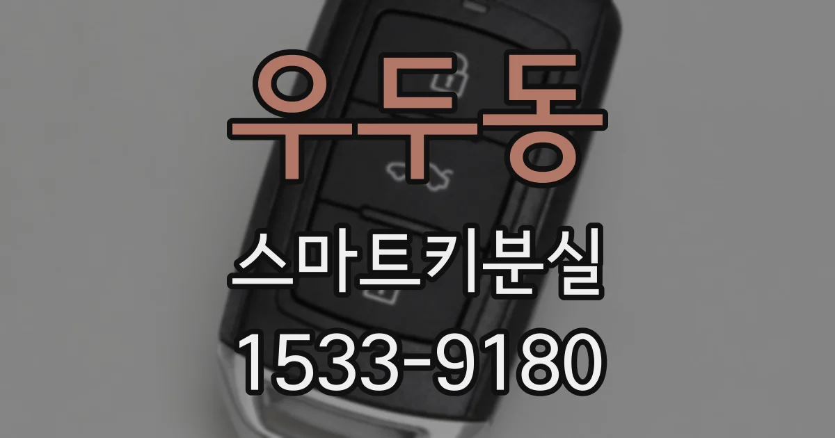우두동 스마트키분실