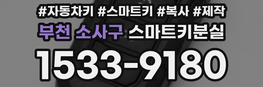 부천 소사구 스마트키분실