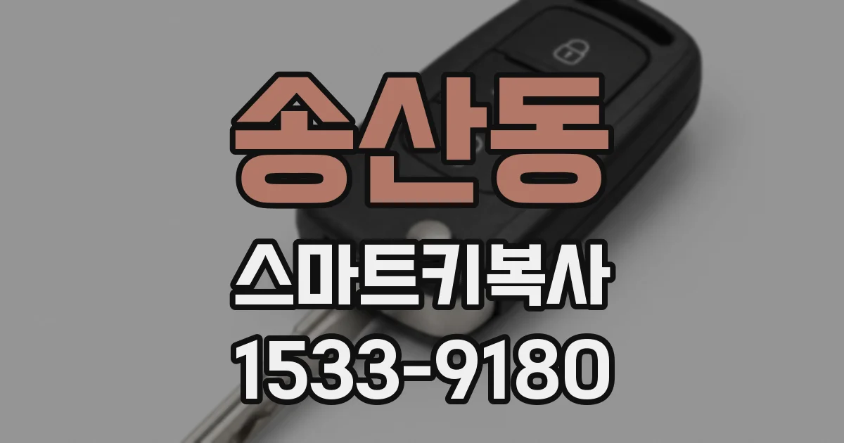 송산동 스마트키복사