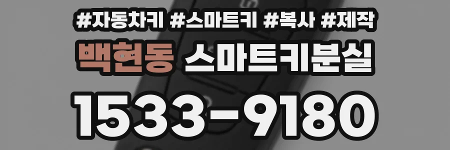 백현동 스마트키분실