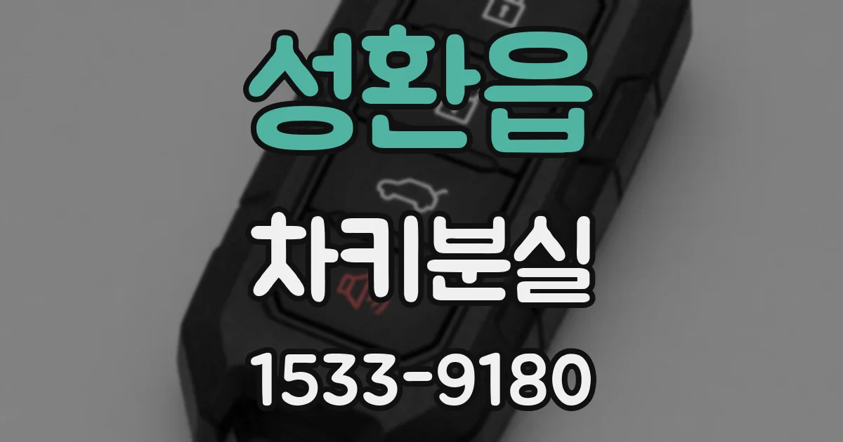 성환읍 차키분실