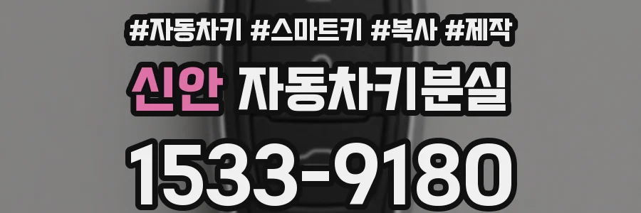 신안 자동차키분실