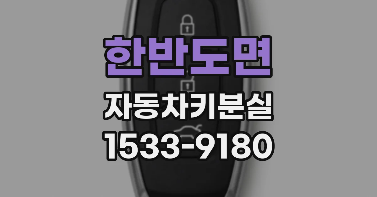 한반도면 자동차키분실