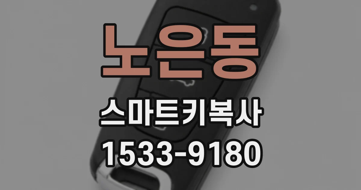노은동 스마트키복사
