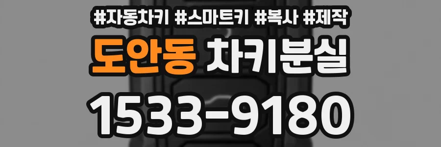 도안동 차키분실