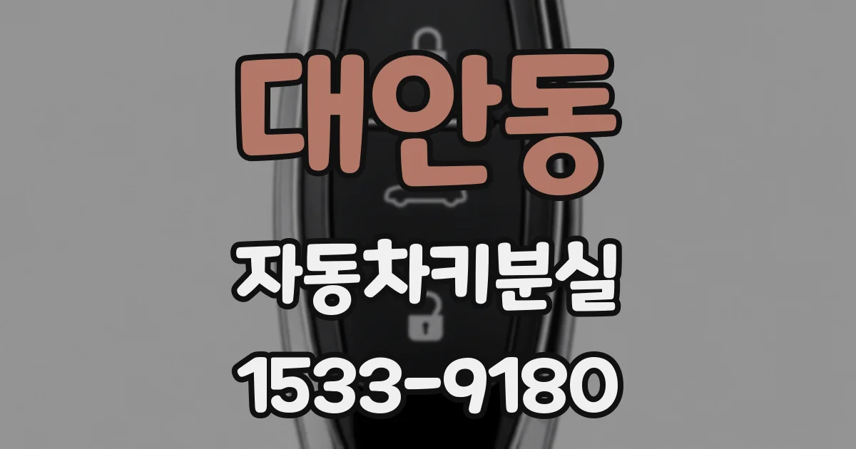대안동 자동차키분실