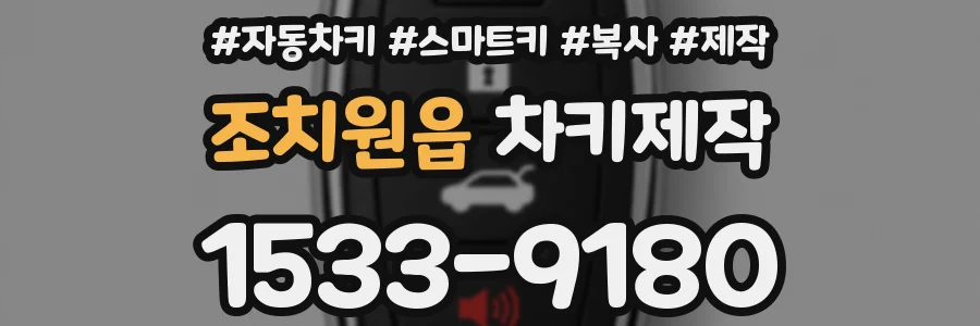 조치원읍 차키제작