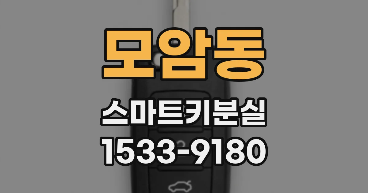 모암동 스마트키분실