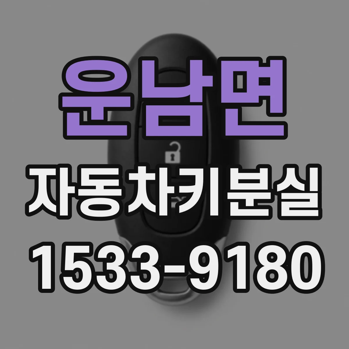 운남면 자동차키분실