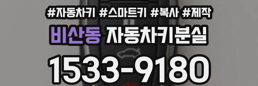 비산동 자동차키분실