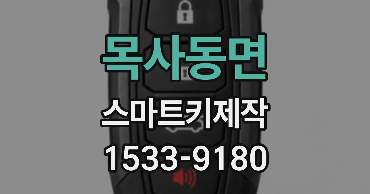 목사동면 스마트키제작