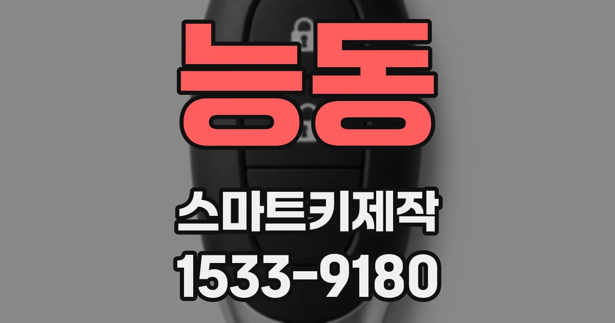 능동 스마트키제작