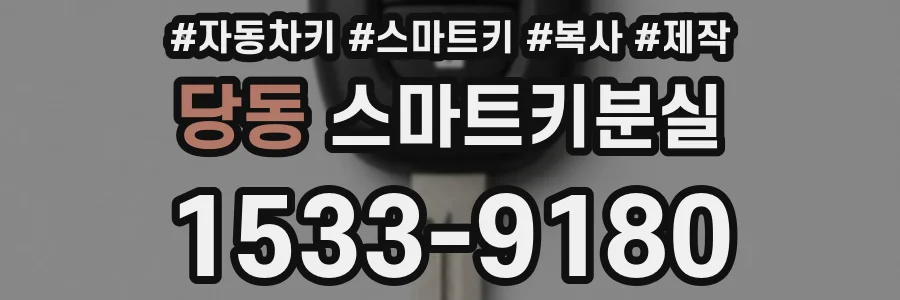 당동 스마트키분실