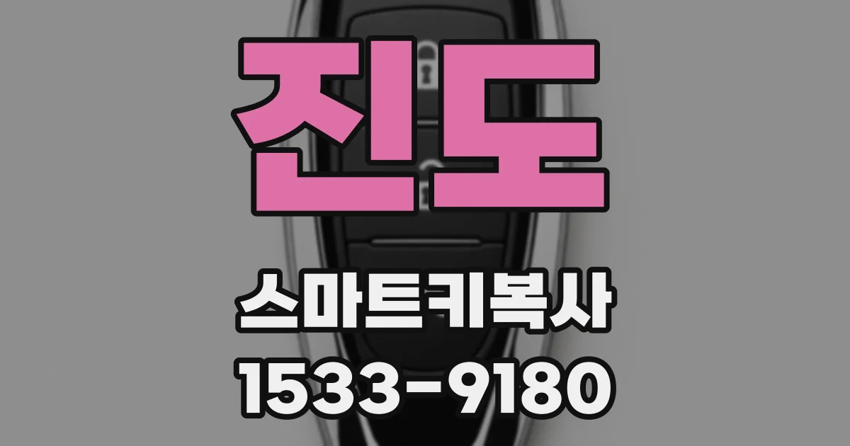 진도 스마트키복사