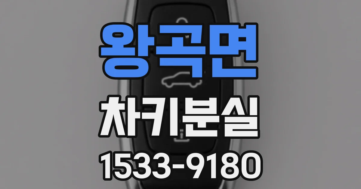 왕곡면 차키분실