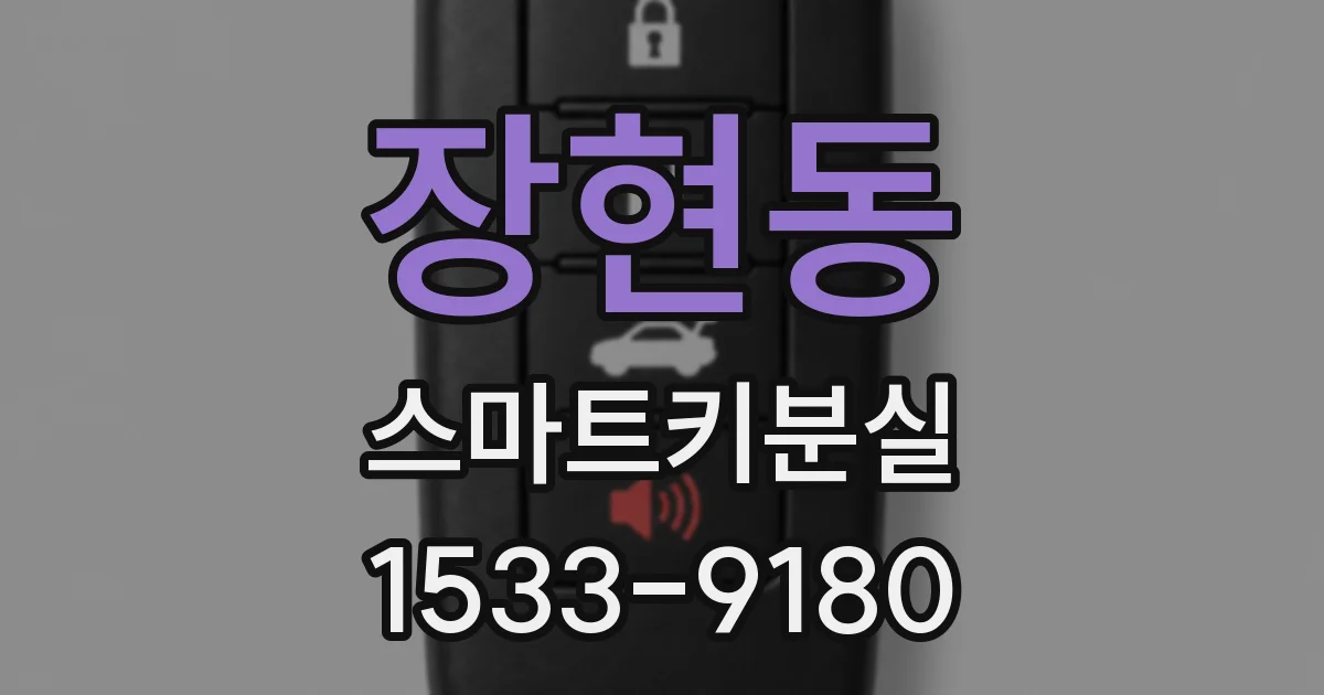장현동 스마트키분실