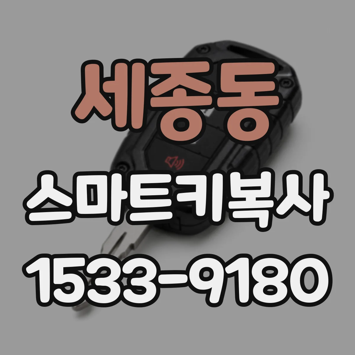 세종동 스마트키복사