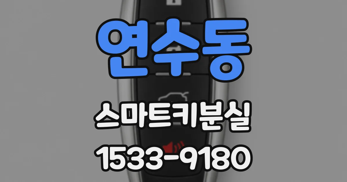 연수동 스마트키분실