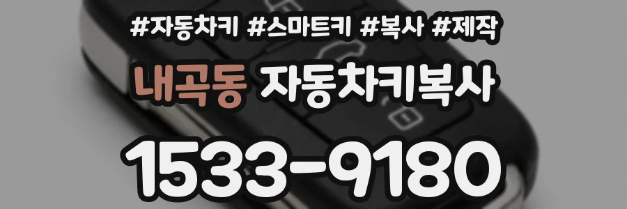 내곡동 자동차키복사