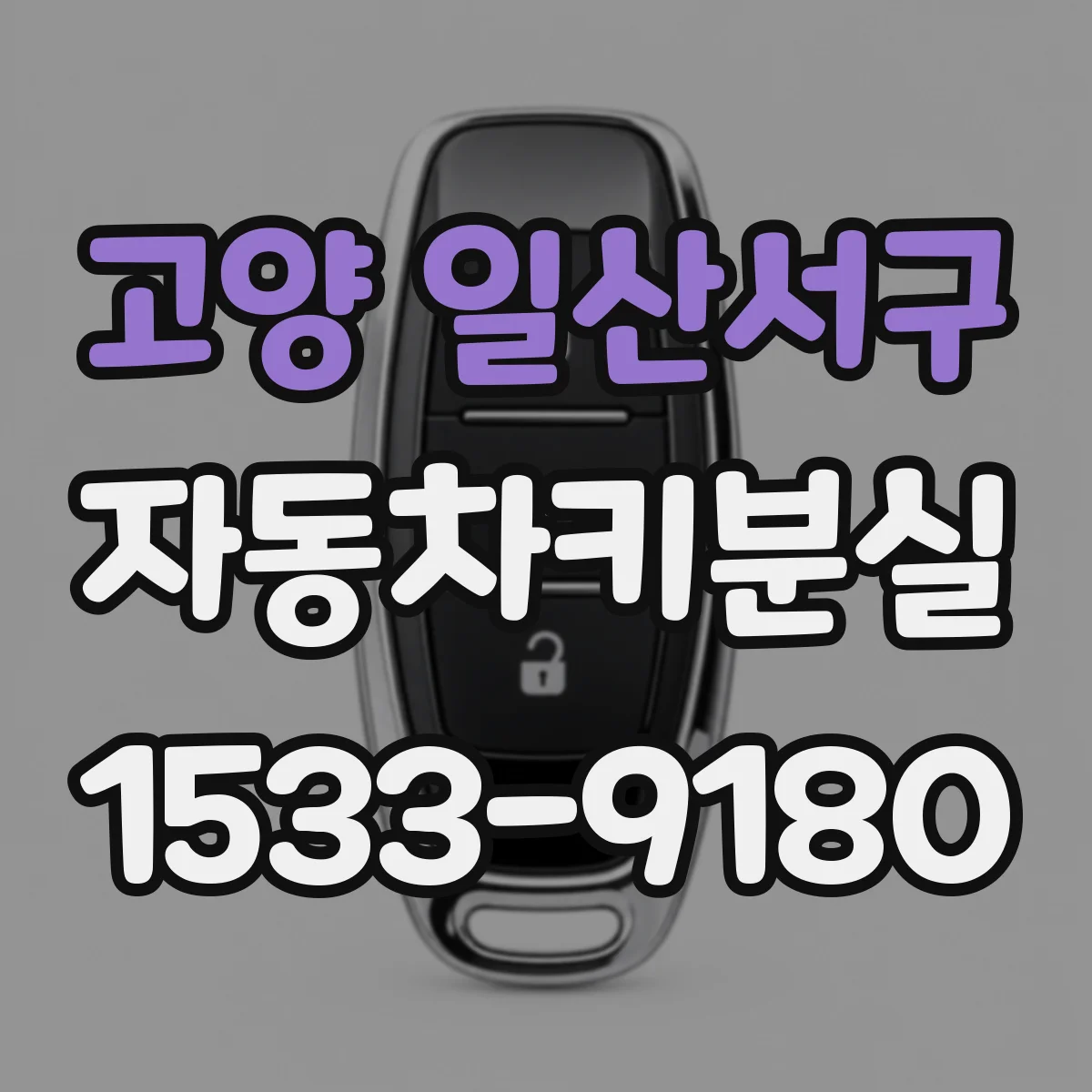 고양 일산서구 자동차키분실
