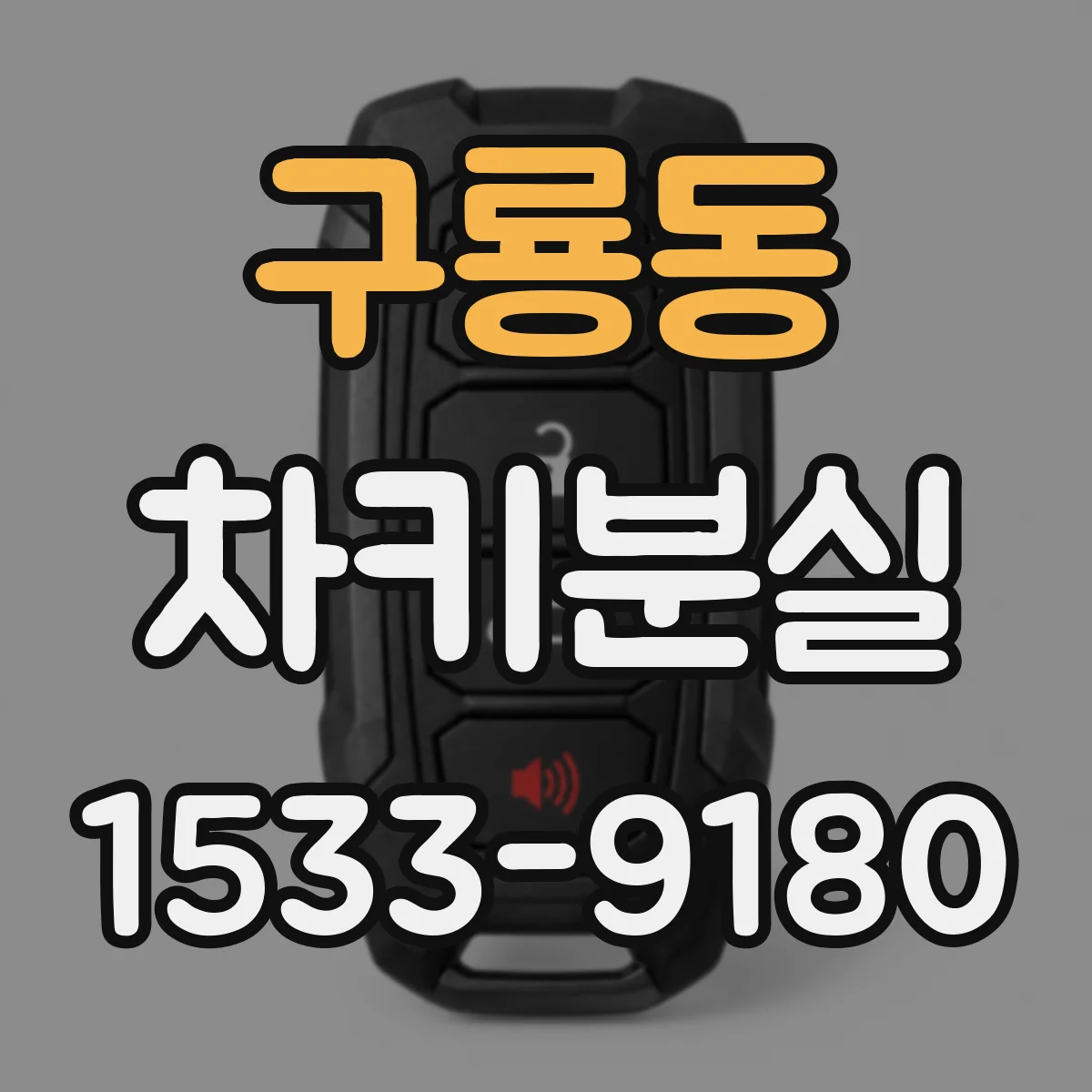 구룡동 차키분실