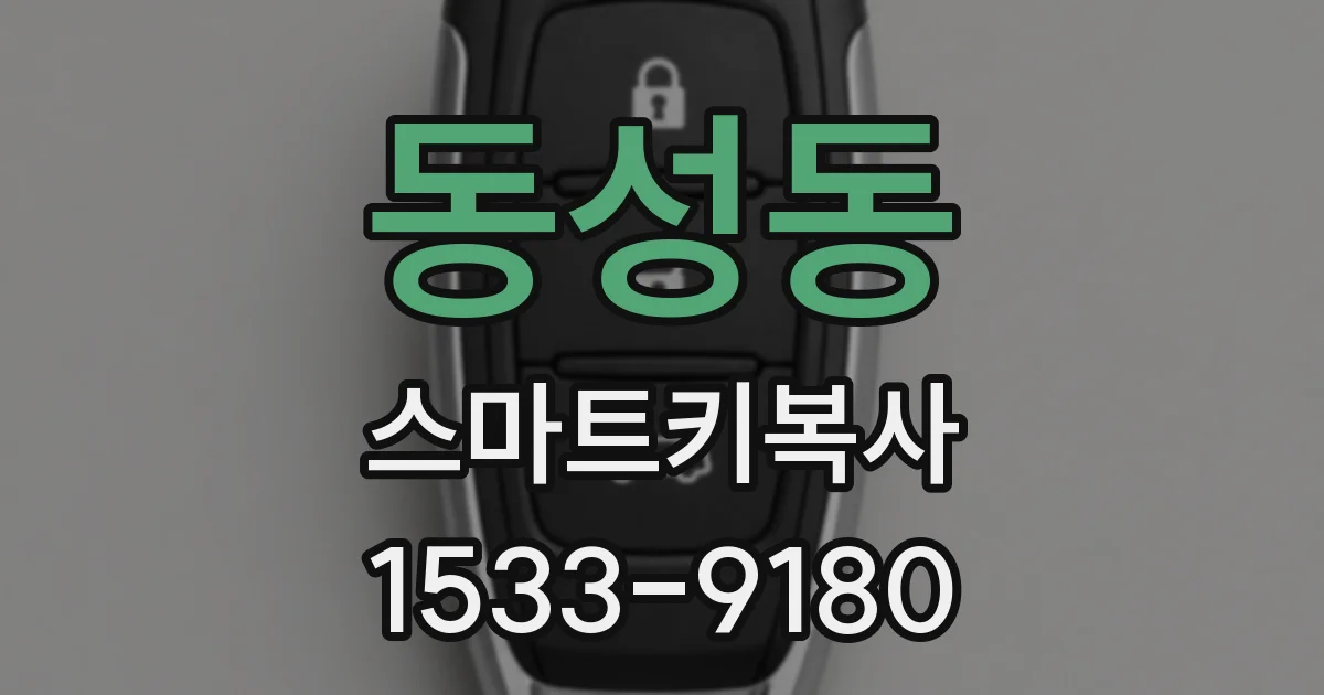 동성동 스마트키복사
