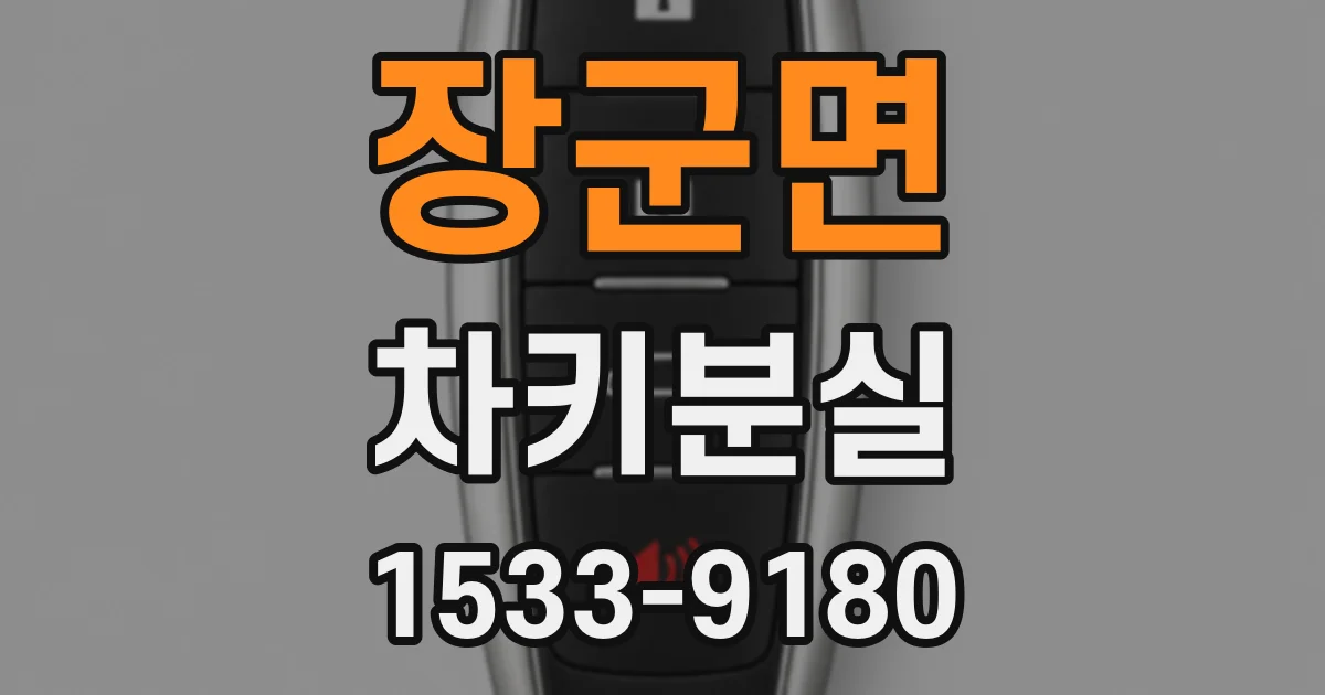 장군면 차키분실