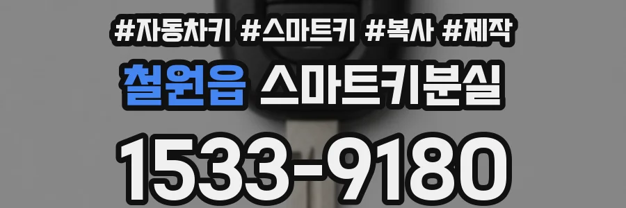 철원읍 스마트키분실