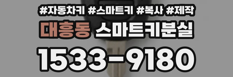 대흥동 스마트키분실