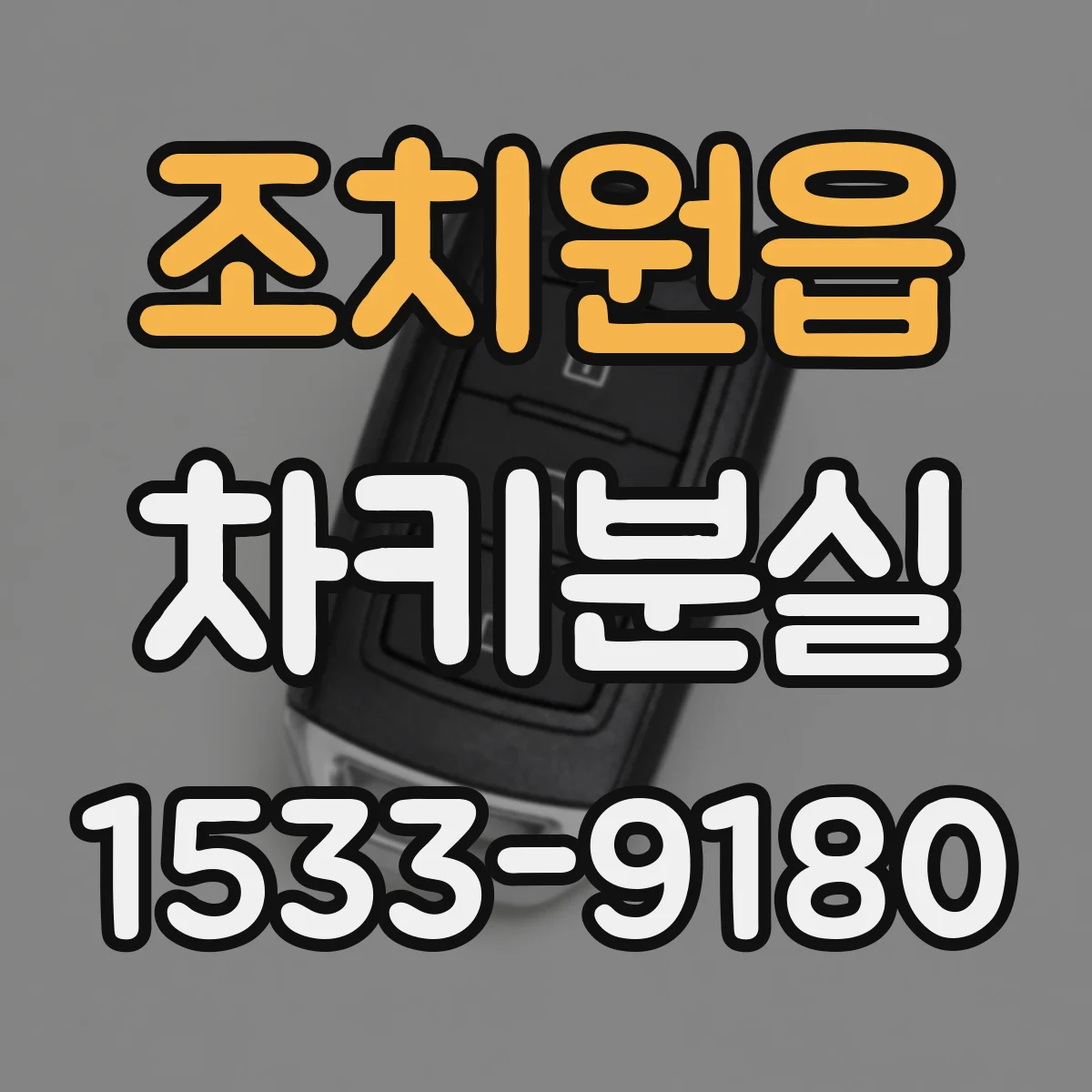 조치원읍 차키분실