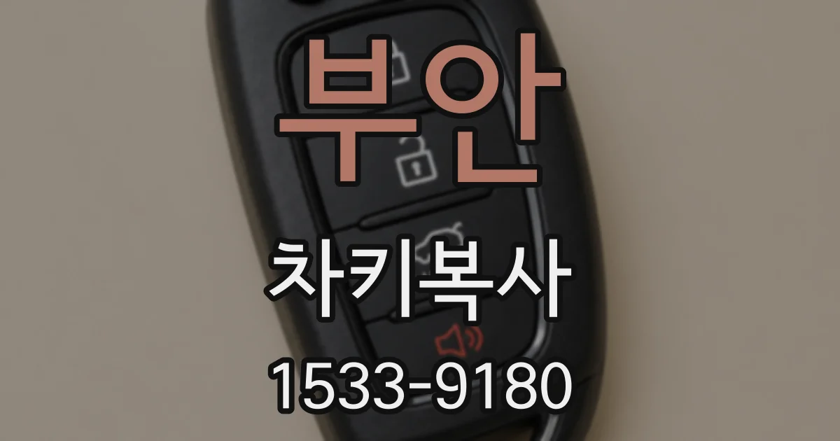 부안 차키복사