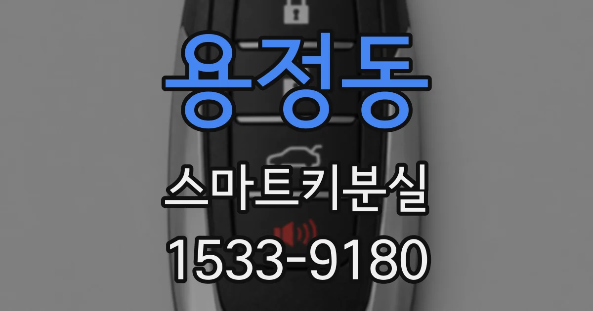 용정동 스마트키분실