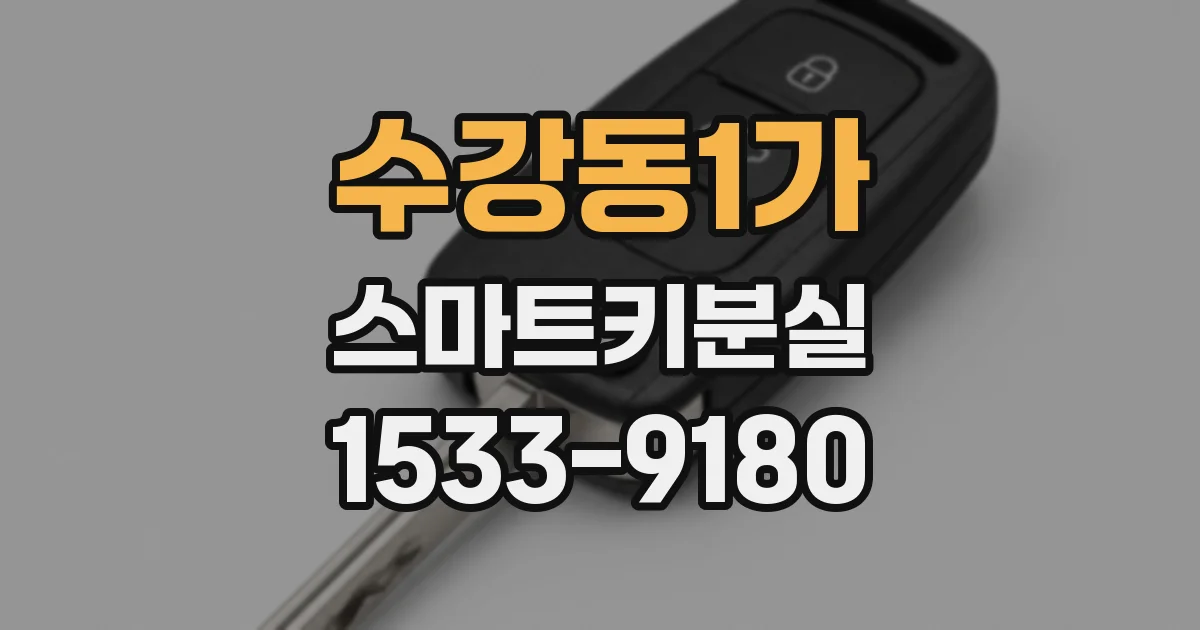수강동1가 스마트키분실