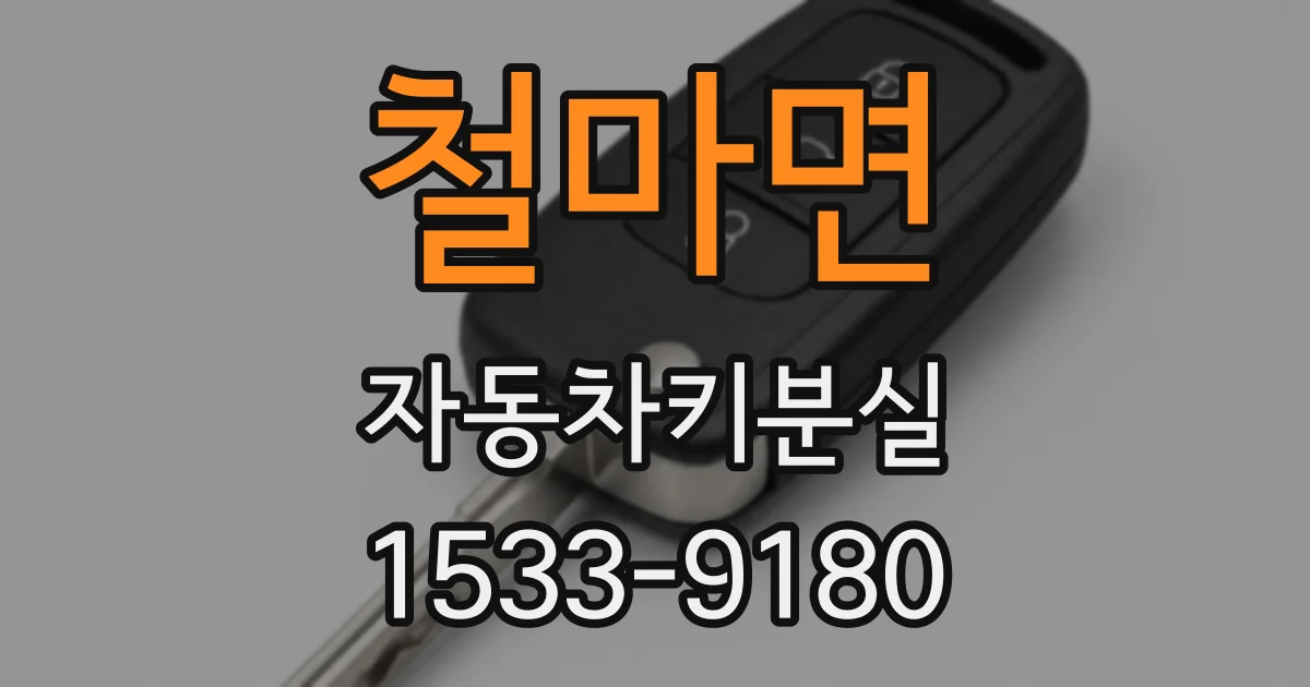 철마면 자동차키분실