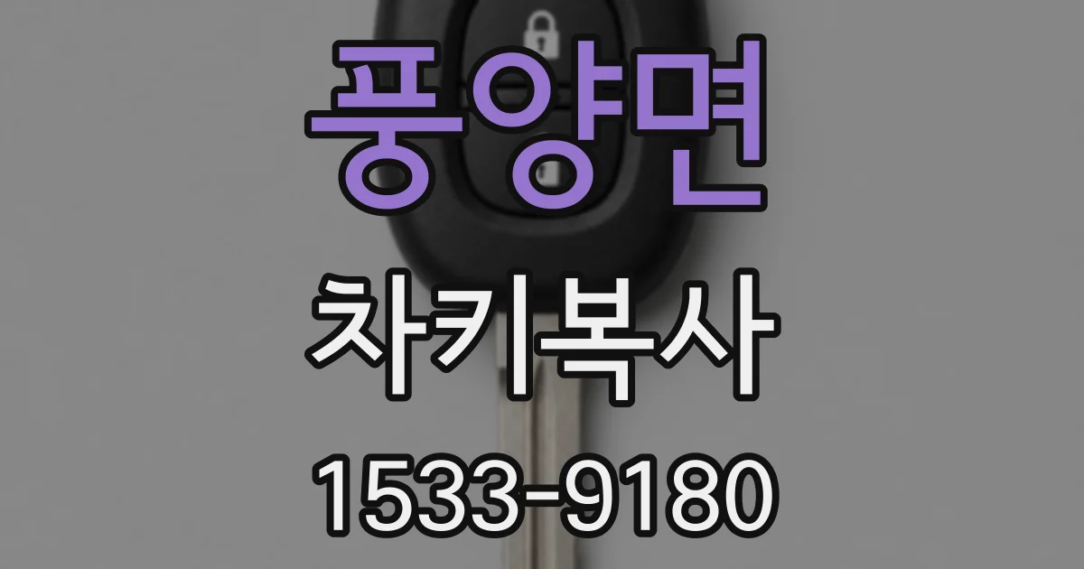 풍양면 차키복사