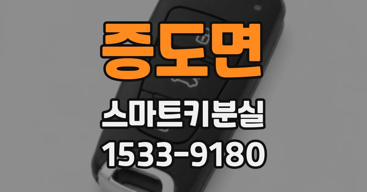 증도면 스마트키분실