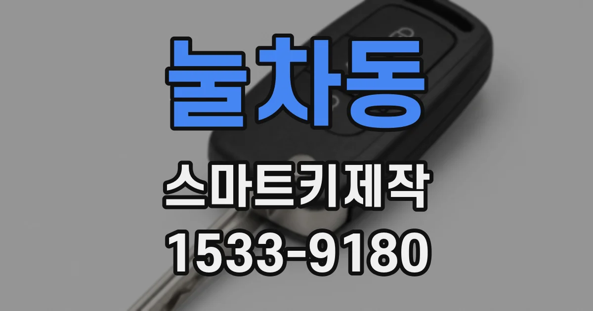 눌차동 스마트키제작