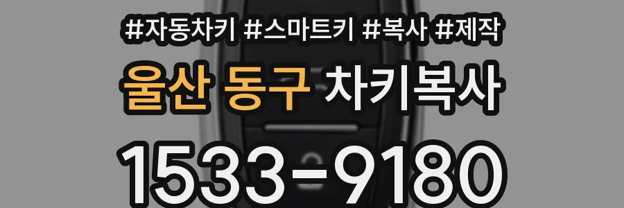 울산 동구 차키복사