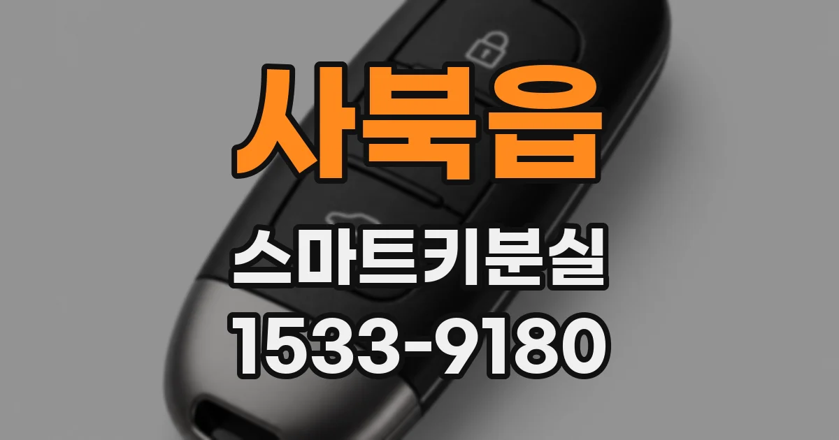 사북읍 스마트키분실