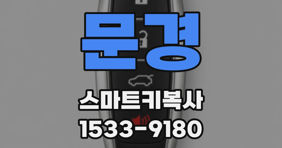 문경 스마트키복사