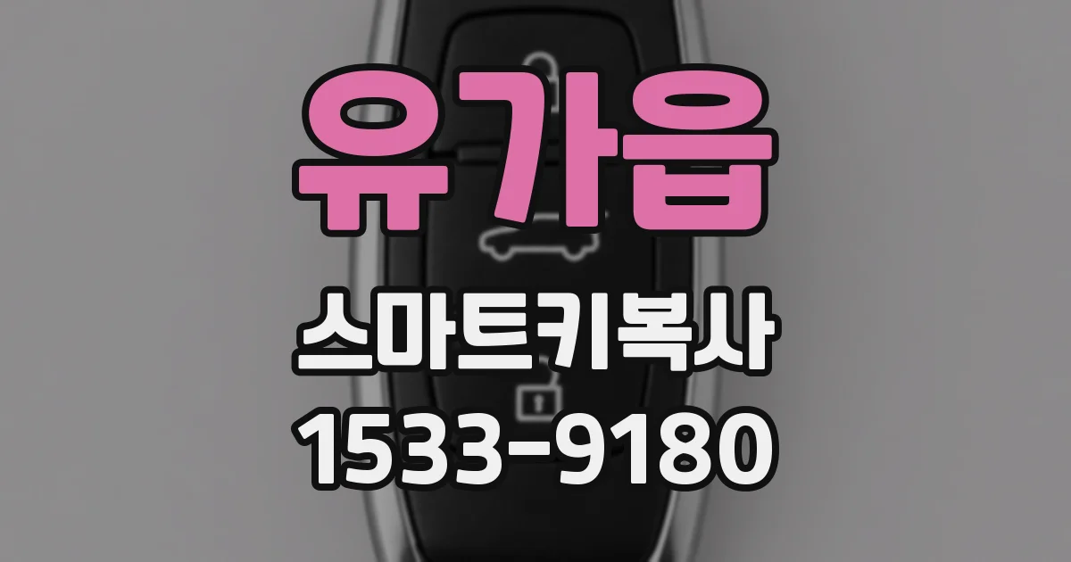 유가읍 스마트키복사