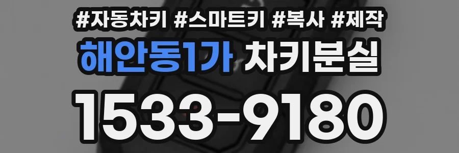 해안동1가 차키분실