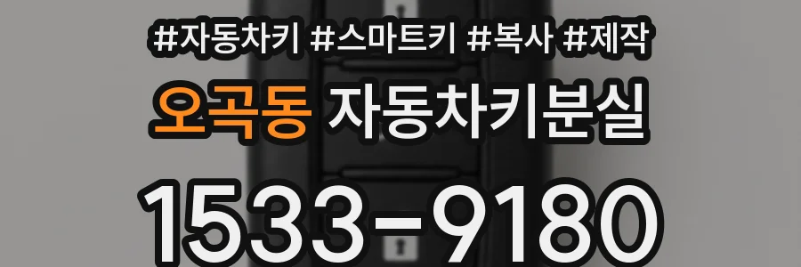 오곡동 자동차키분실