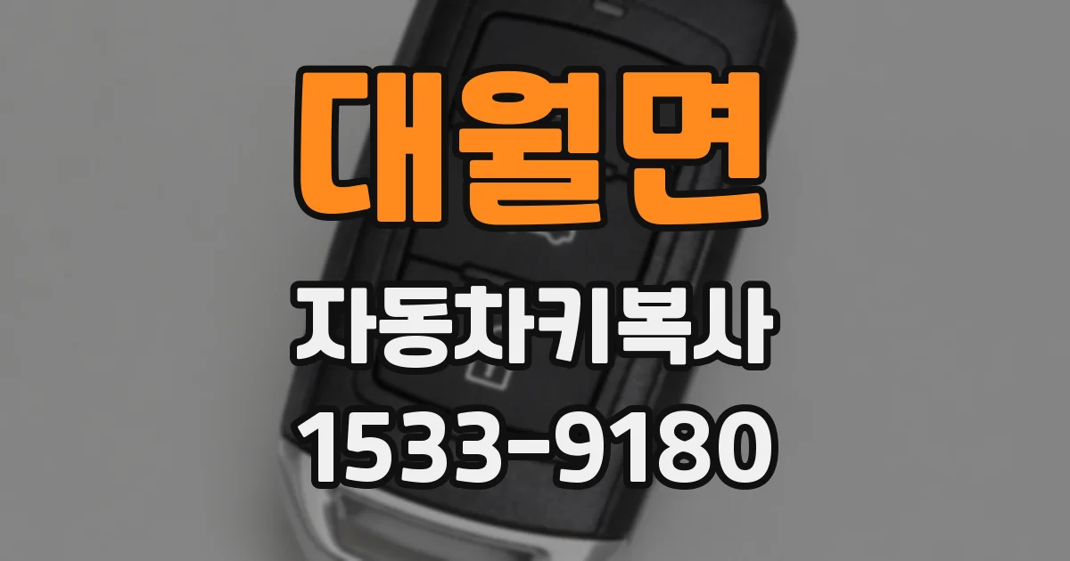 대월면 자동차키복사