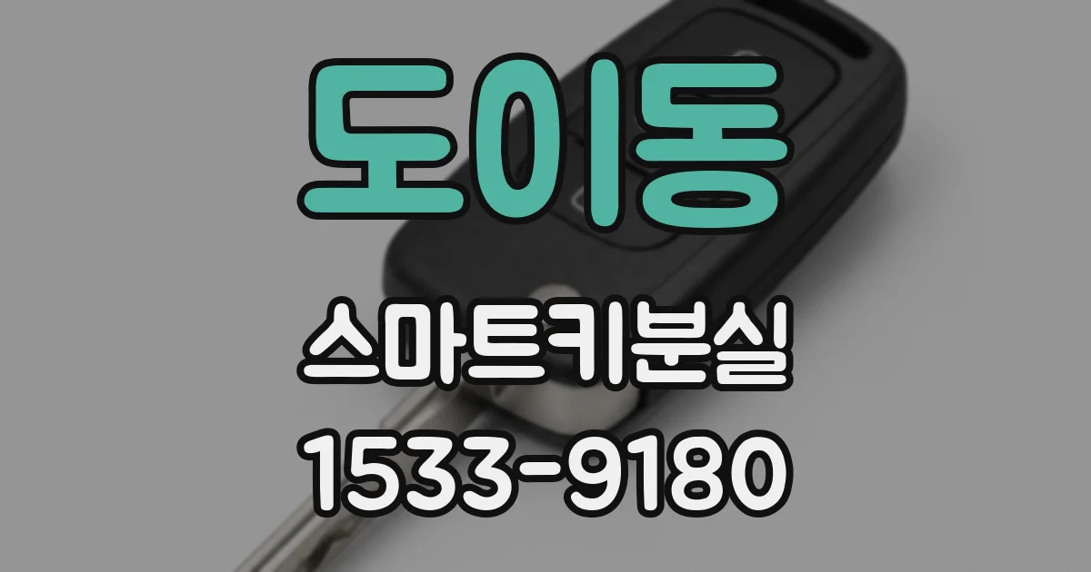 도이동 스마트키분실