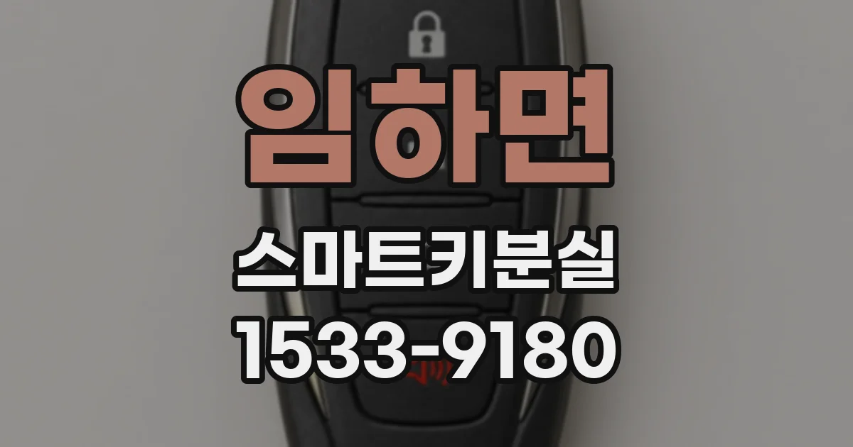 임하면 스마트키분실