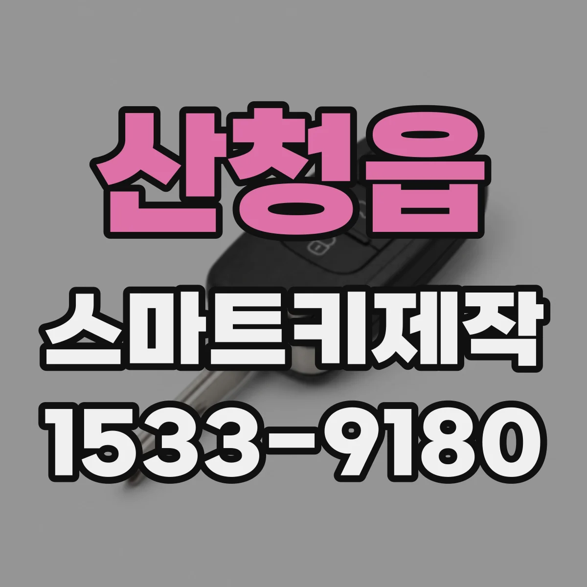 산청읍 스마트키제작
